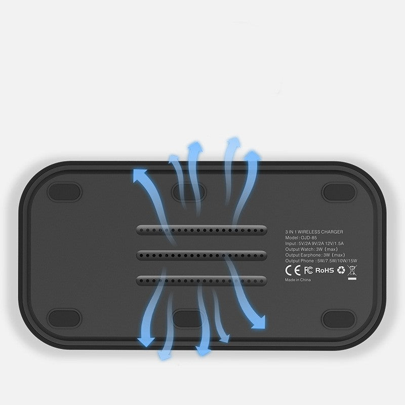 Magnetic 3-In-1 Wireless Charger